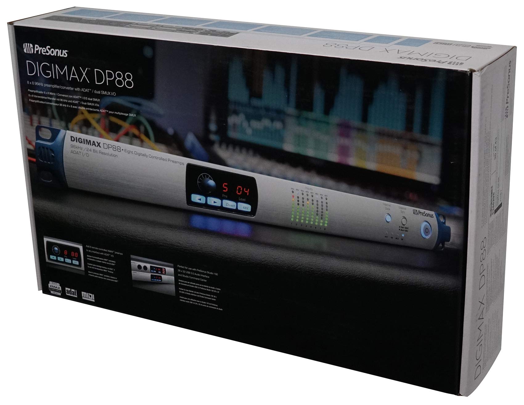 配信機器・PA機器・レコーディング機器 Presonus DIGIMAX DP88 8ch MicPre adat Presonus Studio 192 and Digimax DP88 Review