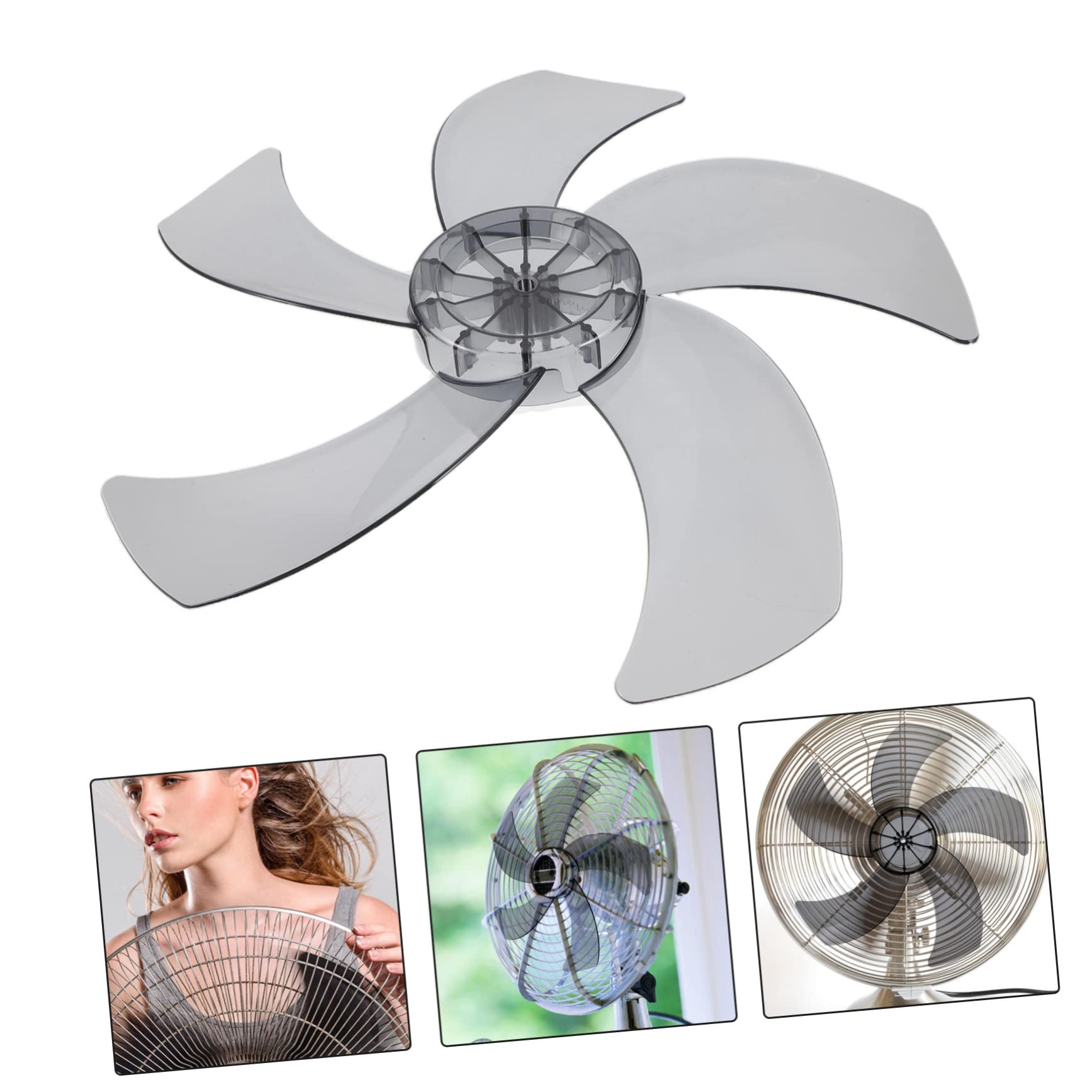Garneck Aspas del Ventilador de 5 Hojas de 16 Pulgadas, Plástico