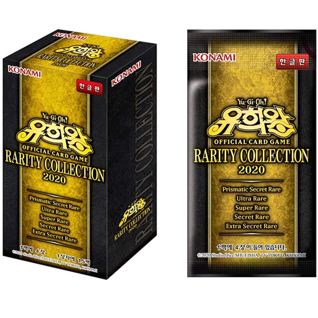 Yugioh Official Cards Rarity Collection 2020 Booster Box 15 Packs / 4 Cards in 1 Pack Toys