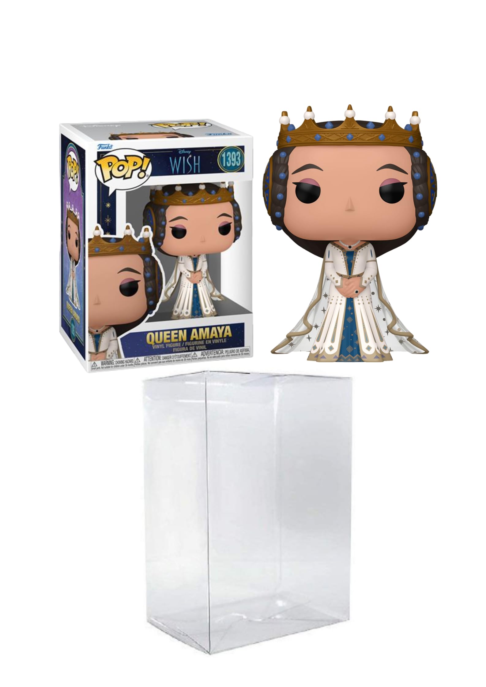 Amazon.com: Funko Pop! Disney: Wish - Queen Amaya Bundled with a
