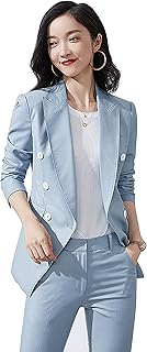 Amazon Co Jp 水色 パンツスーツ スーツ 服 ファッション小物