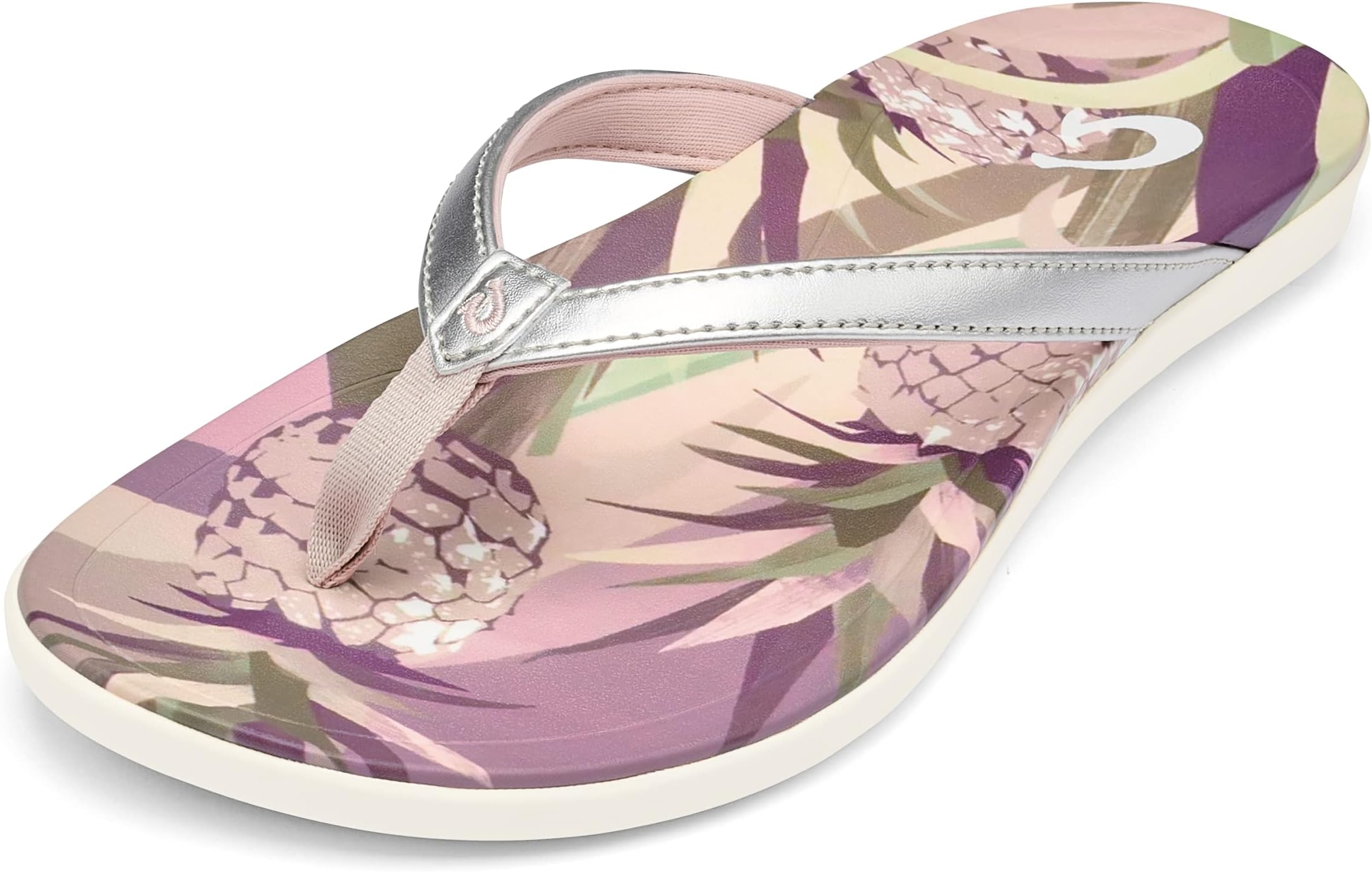 OLUKAI Ho'opio Hau Women's, Beach Sandals, Quick-Dry Flip-Flop Slides, Water Resistant Suede Lining & Wet Grip Soles,