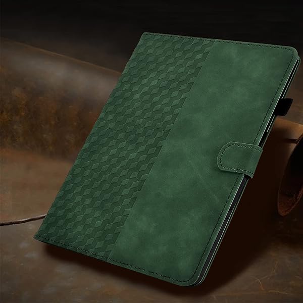 CASAFUNY Hülle für Samsung Galaxy Tab S11 Ultra 14,6 Zoll 2025 mit S Pen Halter, PU Leder Tablet Schützhülle Ständer Cover Case mit Auto Schlaf/Wach für Samsung Galaxy Tab S11 Ultra, Grün - 3