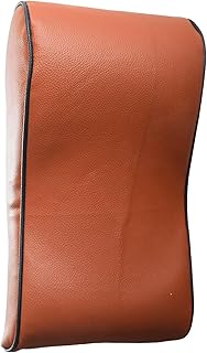 Leather Car Hand Rest Cover 33x15cm Brown