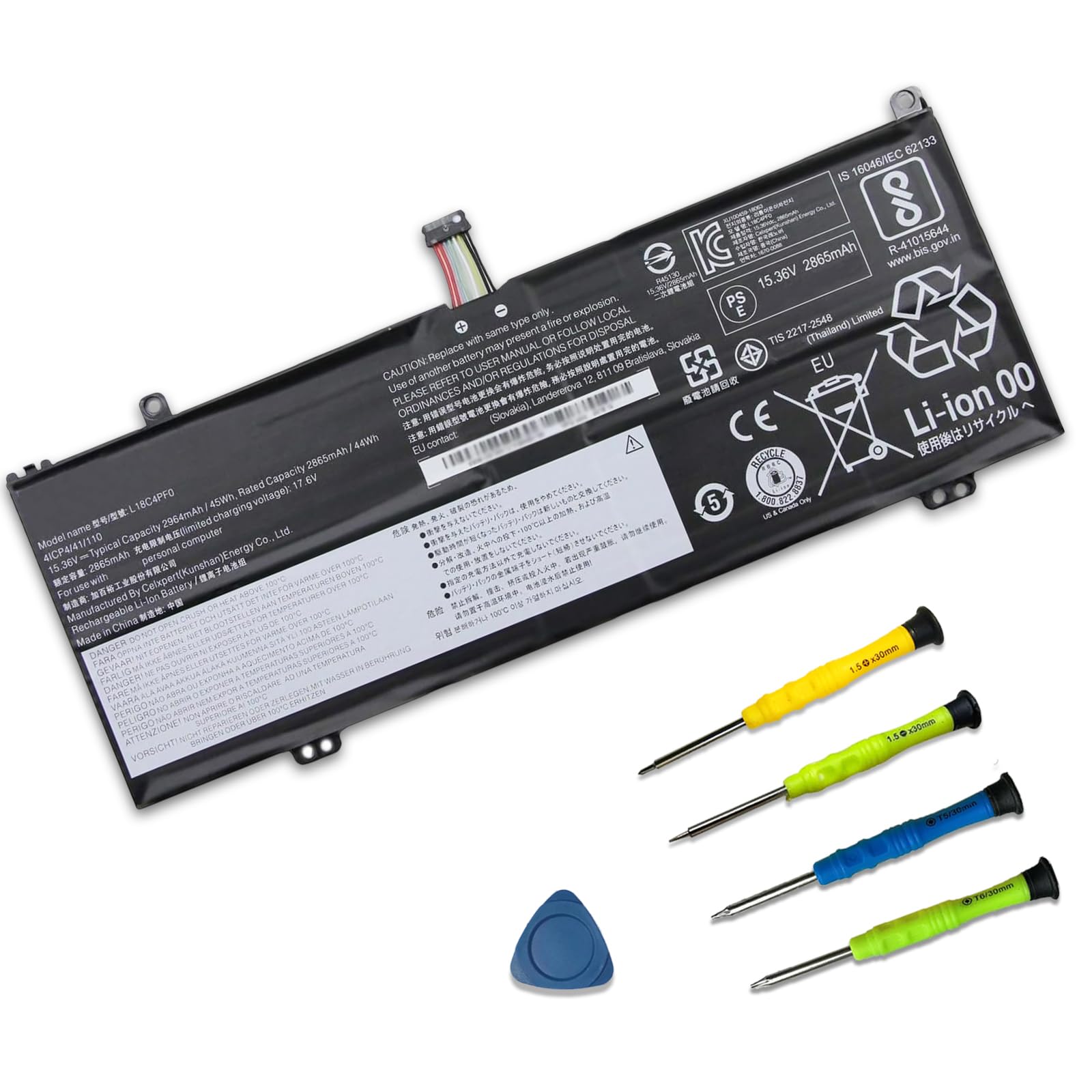 Amazon.com: SUNNEAR L18C4PF0 L18M4PF0 L18D4PF0 Laptop Battery