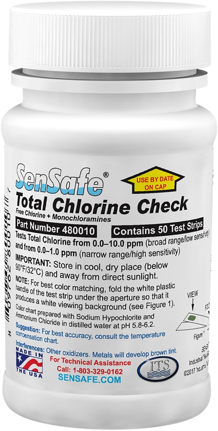 Industrial Test Systems 480010 SenSafe Total Chlorine Test