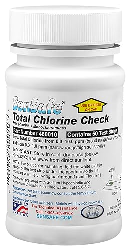 Industrial Test Systems 480010 SenSafe Prueba de cloro total