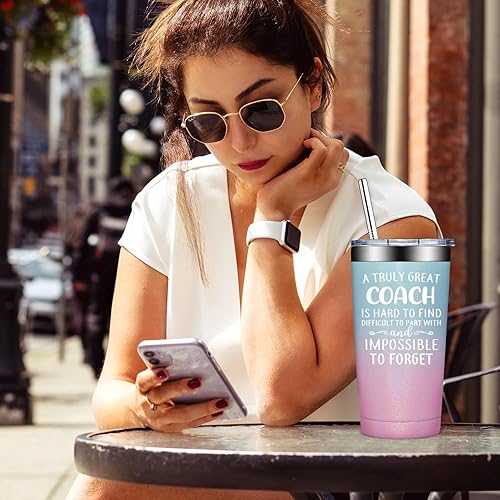 Miniatura 8 de Regalos de entrenador para mujeres, regalos de béisbol, entrenador de fútbol, regalo de entrenador de animación, un entrenador verdaderamente genial