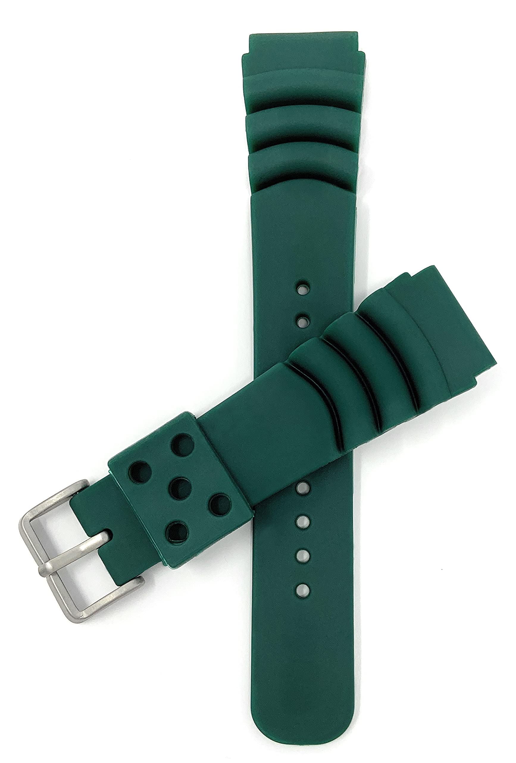 Buy Mens Rubber Sports Diver Watch Band, Replacement Diver Watch Strap