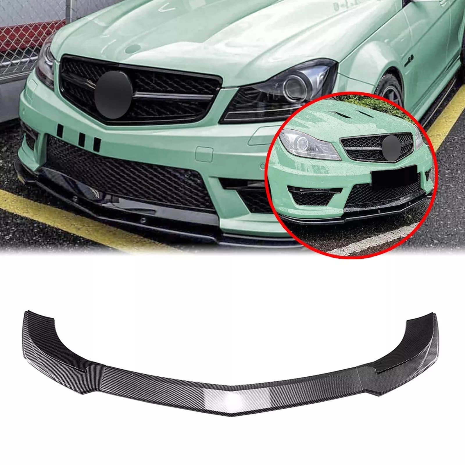 Do Benz C Class W204 S204 C63 AMG Przedni zderzak