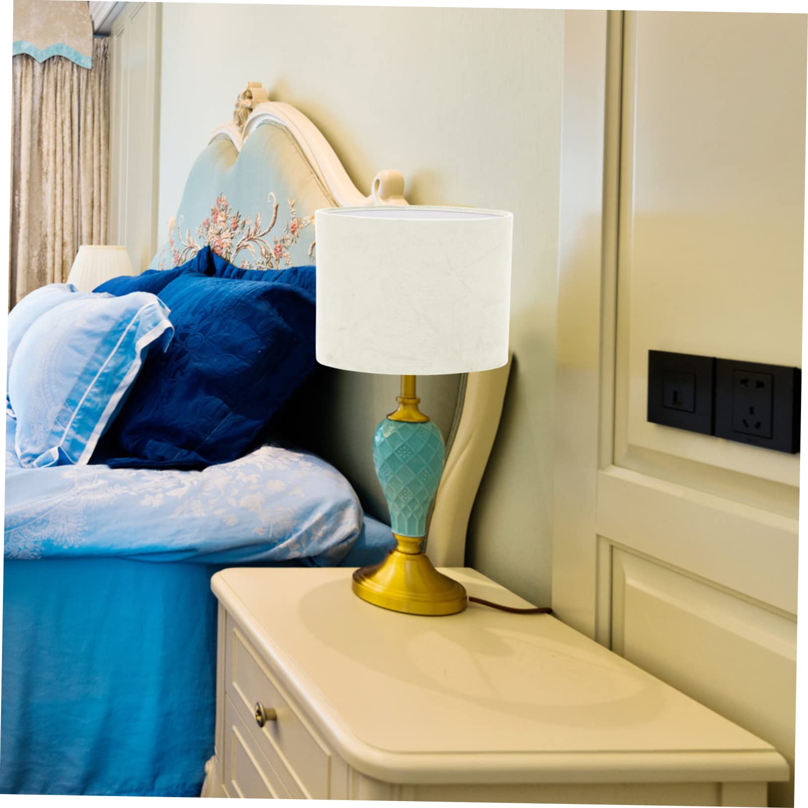 Veemoon Abat-jour Verre Pour Maison Cache-lampe Coque De Lampe Abat