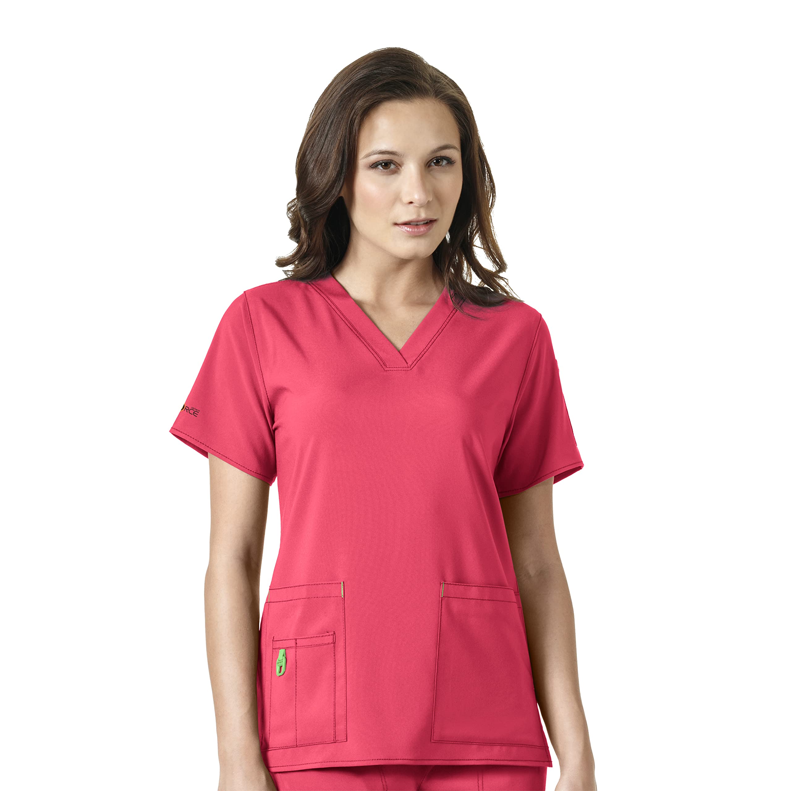 Photo 1 of Carhartt Cross-Flex Women's Media Scrub Top XX-Large Azalea. 