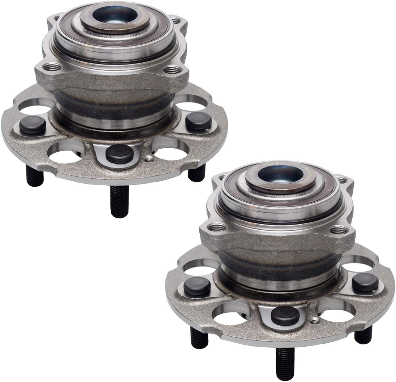 TUCAREST 512344 x2 (Fit Vehicles w/FWD Only) Rear Wheel Bearing and Hub Assembly Compatible with 2007-2011 Ho-nda CR-V, 2012-2015 Crosstour, 2010-2011 Accord Crosstour [5 Stud Hub]
