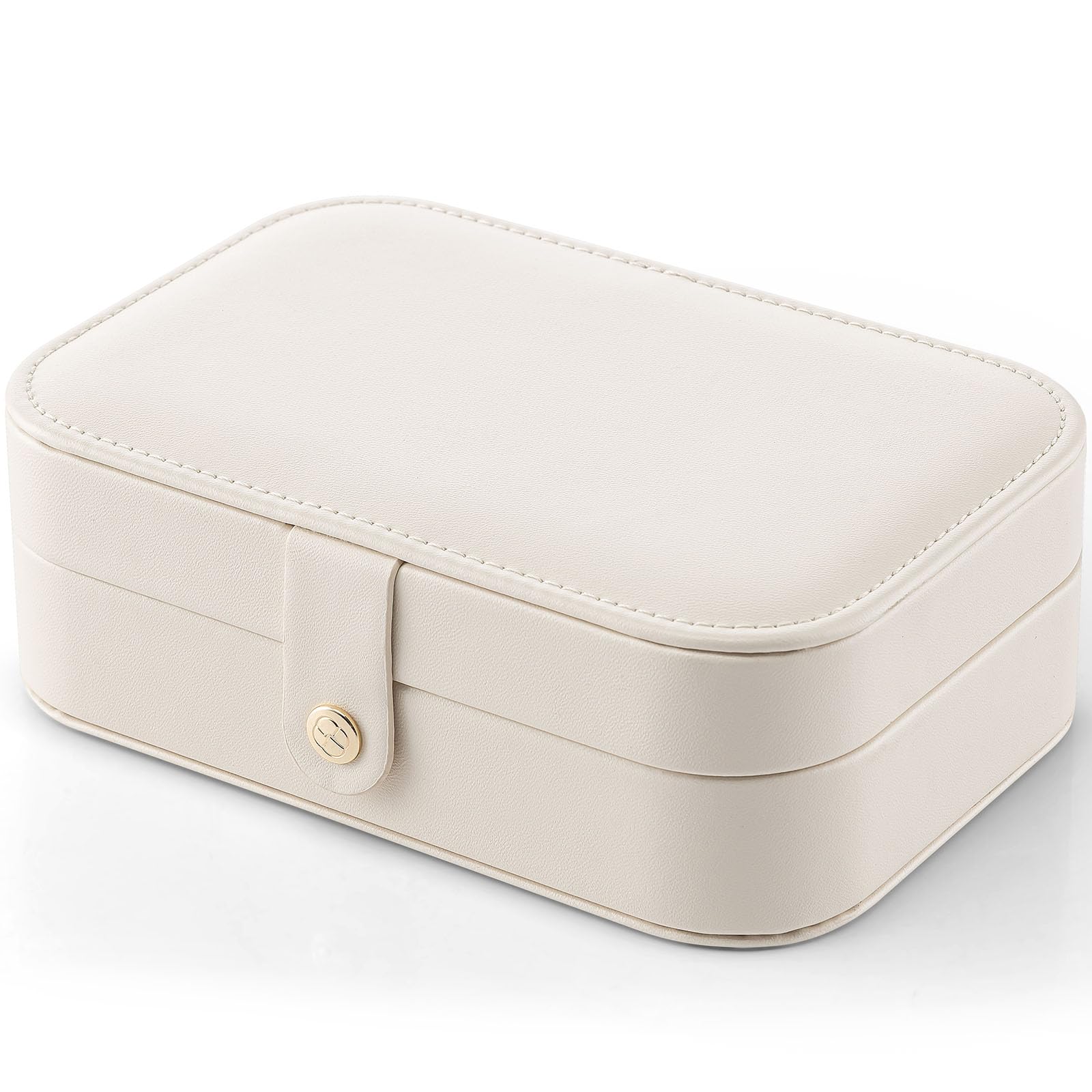 VLANDO Joyero de viaje pequeño, organizador de joyas para pendientes, estuche de viaje para mujeres