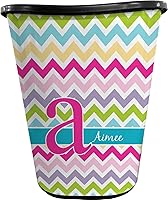 Vista 7 de RNK Shops Cesta de basura personalizada de cheurón colorido - una cara (blanco)