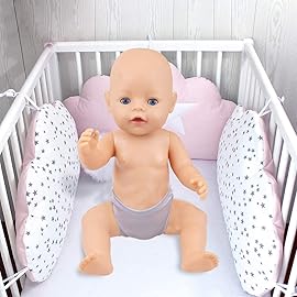 DC-BEAUTIFUL 16 Pcs Baby Doll Diapers Underwear Set Fits 14 Inch to 18 Inch Dolls, 16 Different Doll Underwear Set for Infant Baby Dolls