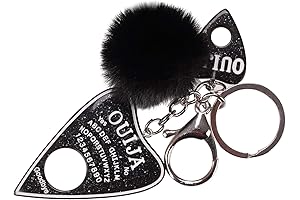 Spooky Goth Ouija Board Car Keychain