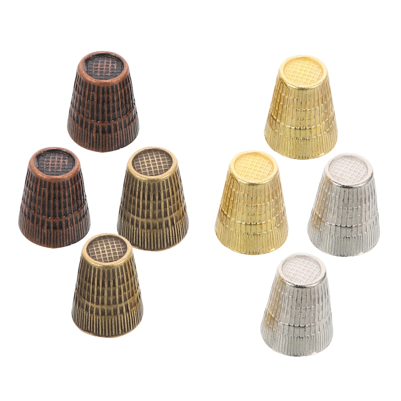 Operitacx 40stücke Teiliges Kupfer-nähdorn Vintage Fingerhut Und Praktischer Fingerschutz Für Für Handwerkliche Näharbeiten Und Quilten Erhältlich Und Antikbronze