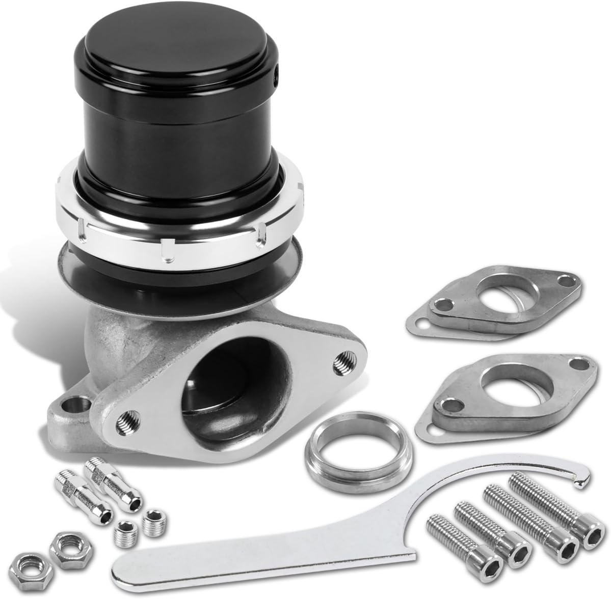 DNA Motoring WG-TS-38MM-T33-BK External Turbo Manifold Wastegate