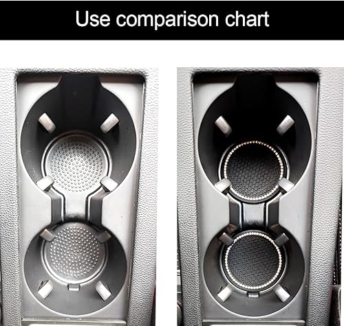 Miniatura 3 de Bling - Posavasos para automóvil, 2.75 pulgadas, antideslizante, a prueba de golpes, tapete integrado para bebidas, a prueba de polvo, accesorios