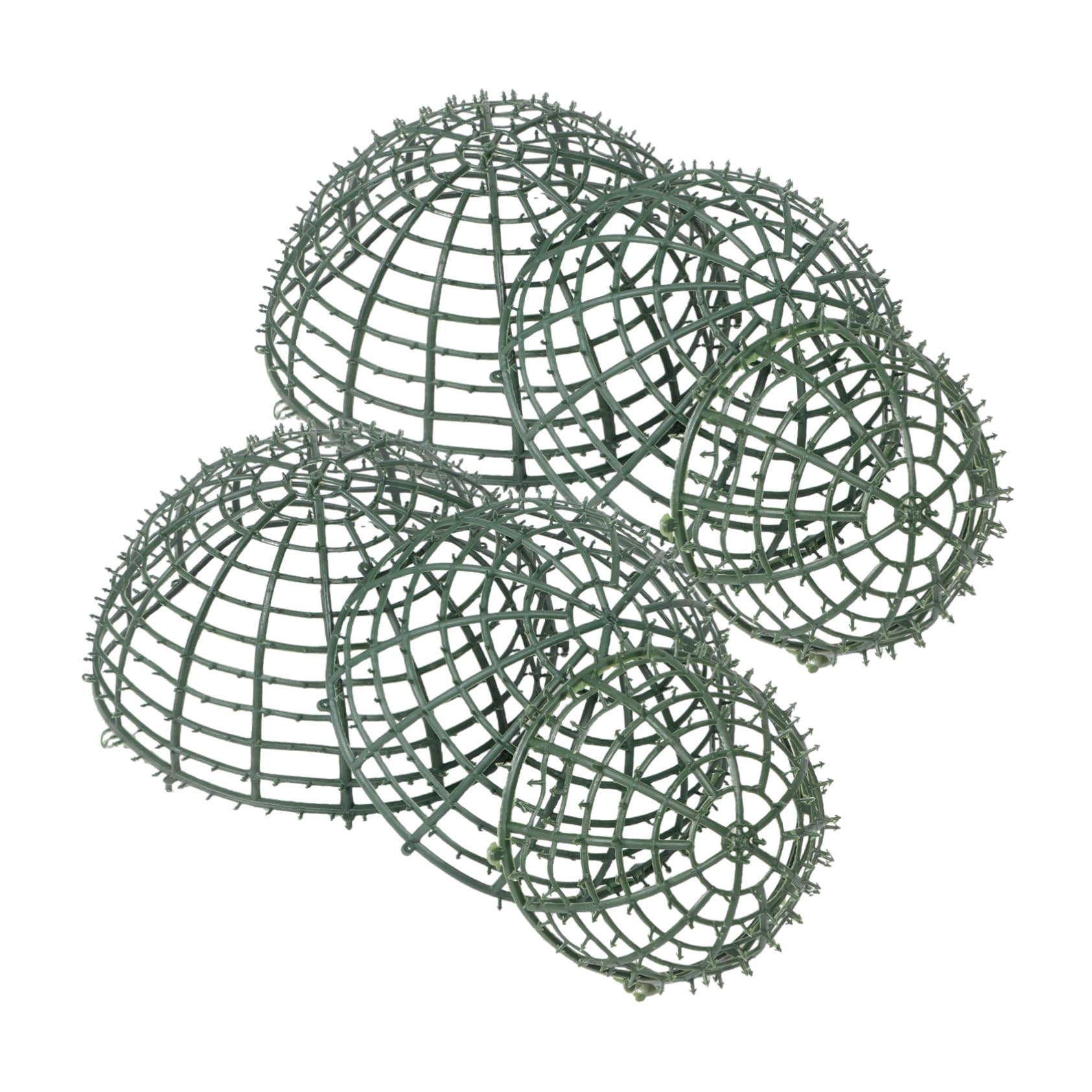 Cabilock 3Pcs Plastic Topiary Ball Holder Decorative Greenery Cage for Floral Arrangements Wedding Centerpieces Event Decor Sturdy Reusable