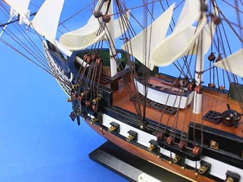 Miniatura 7 de Hampton Nautical Modelo de barco alto USS Constitution, 24"