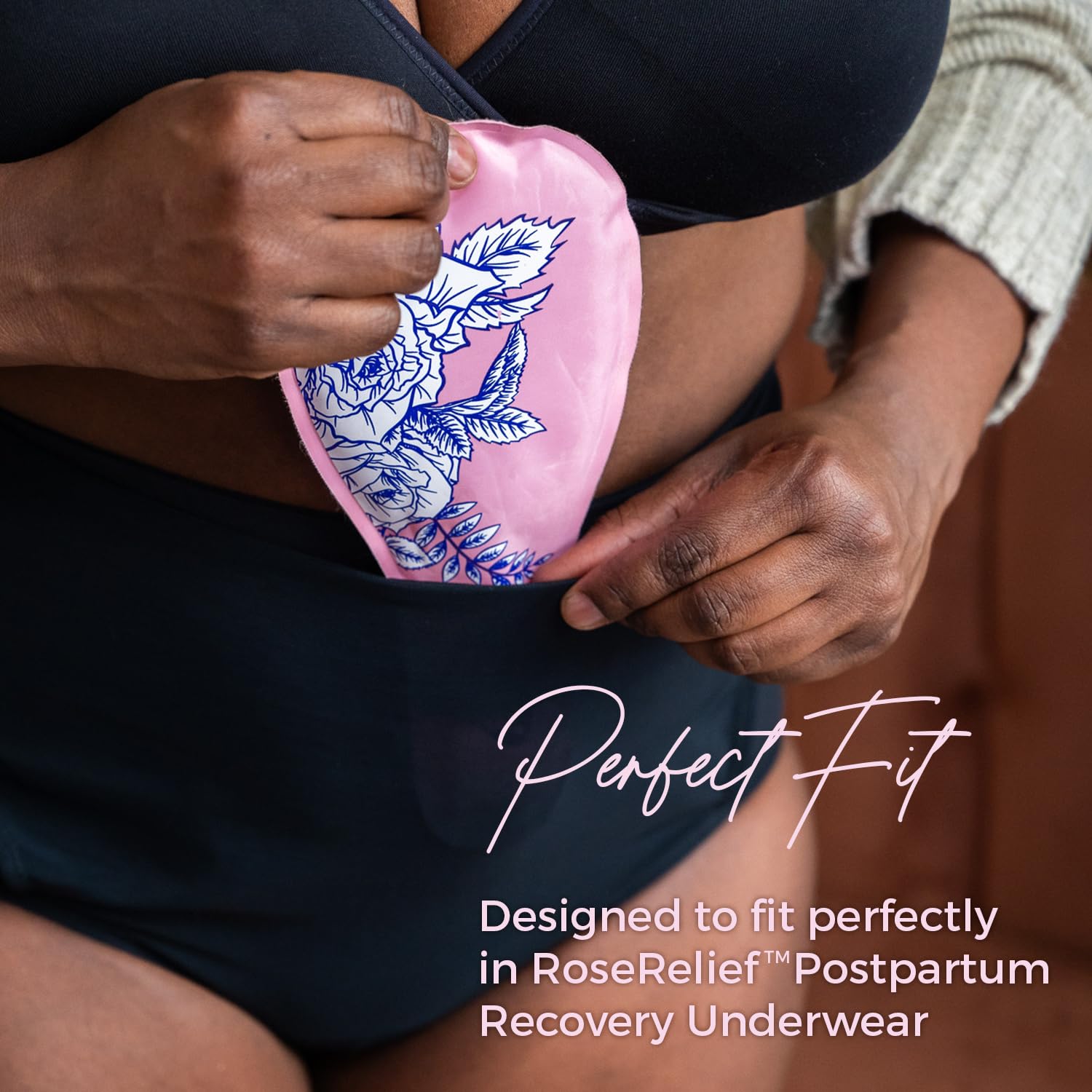 SoothingPetals Postpartum Recovery Ice/Heat Pack, 1-Pack, Reusable for Recovery and Comfort, FSA/HSA Eligible