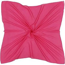 Long Cotton Soft Summer Scarves Square Solid Fashion Women Wrap 40" x 40" Inches