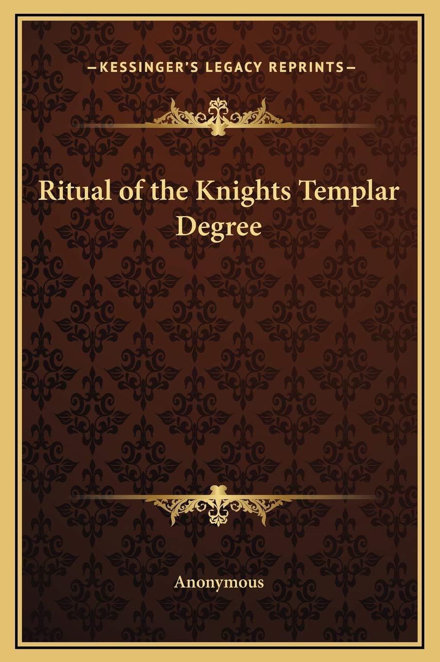Ritual of the Knights Templar Degree