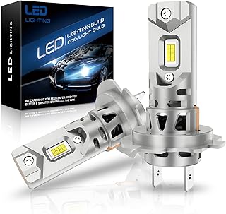 SHINYY Ampoules H7 LED 24000LM, 2025 Nouveau 6500K Blanc Froid Haute Puissance Lampes LED H7 Feux de Croisement/Feux de Route, Plug and Play, Pack de 2