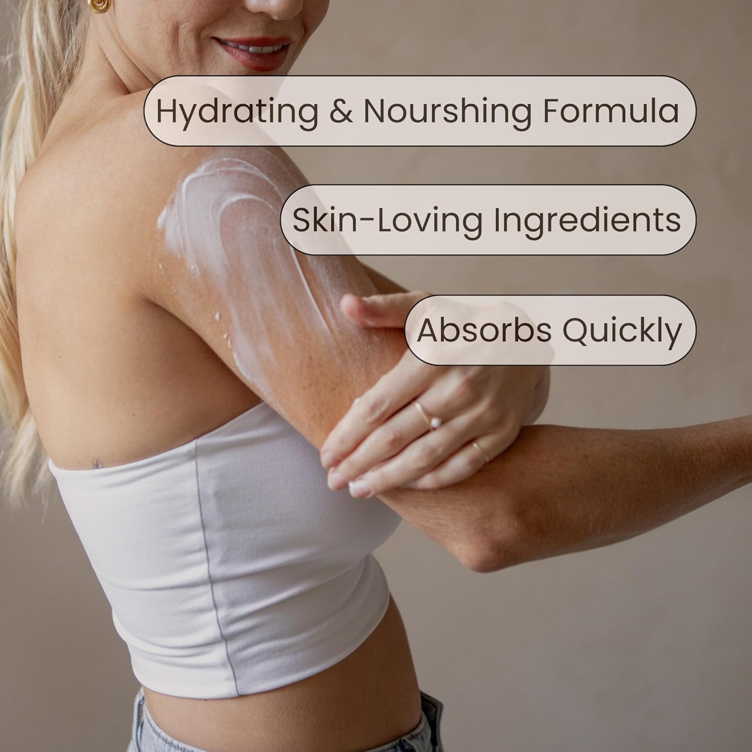 Hydrate Me Cactus & Agave Body Lotion For Dry Skin - Organic & Natural Ingredients - Tan-Friendly Lotion - Made in Canada - 236ml