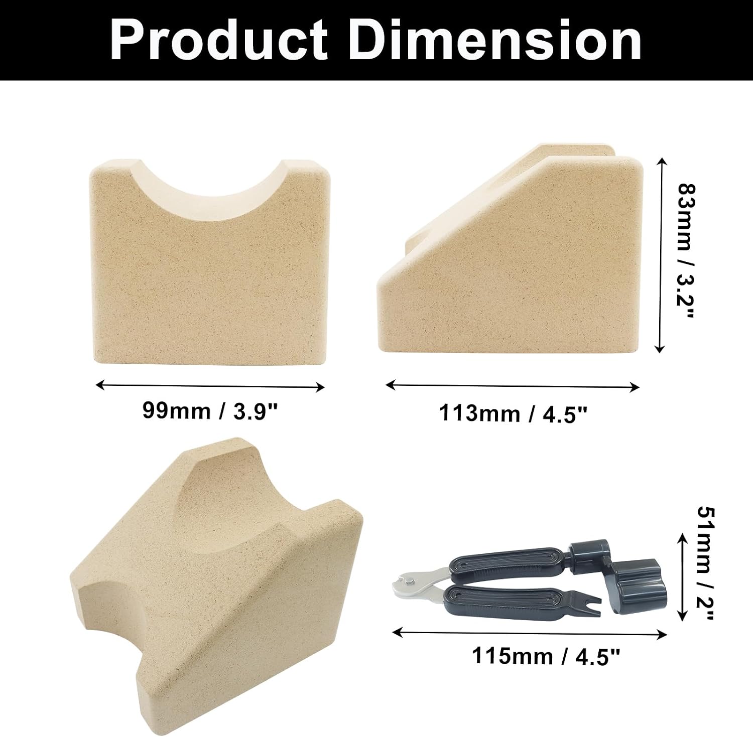 1Pcs Guitar Neck Rest Guitar Neck Gradle Support Pillows with Guitar String Winder and Dustless Fabric, Diy Acoustic Guitar Kit for Maintenance, Repair, Cleaning