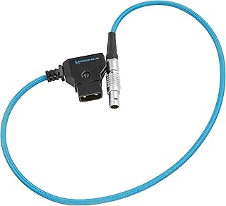 Kondor Blue D-Tap to LEMO 2-Pin 0B Male Power Cable for Teradek Z Cam
