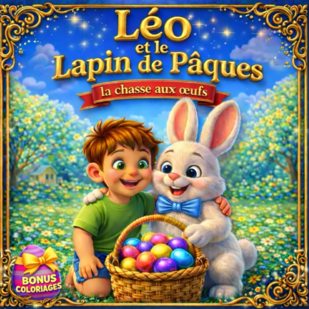 Léo et le Lapin de Pâques: La chasse aux oeufs