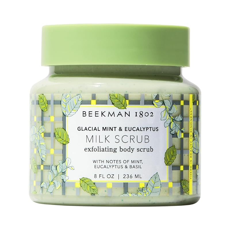 Esfoliante corporal Beekman 1802 Glacial Mint & Eucalyptus, 240 mL