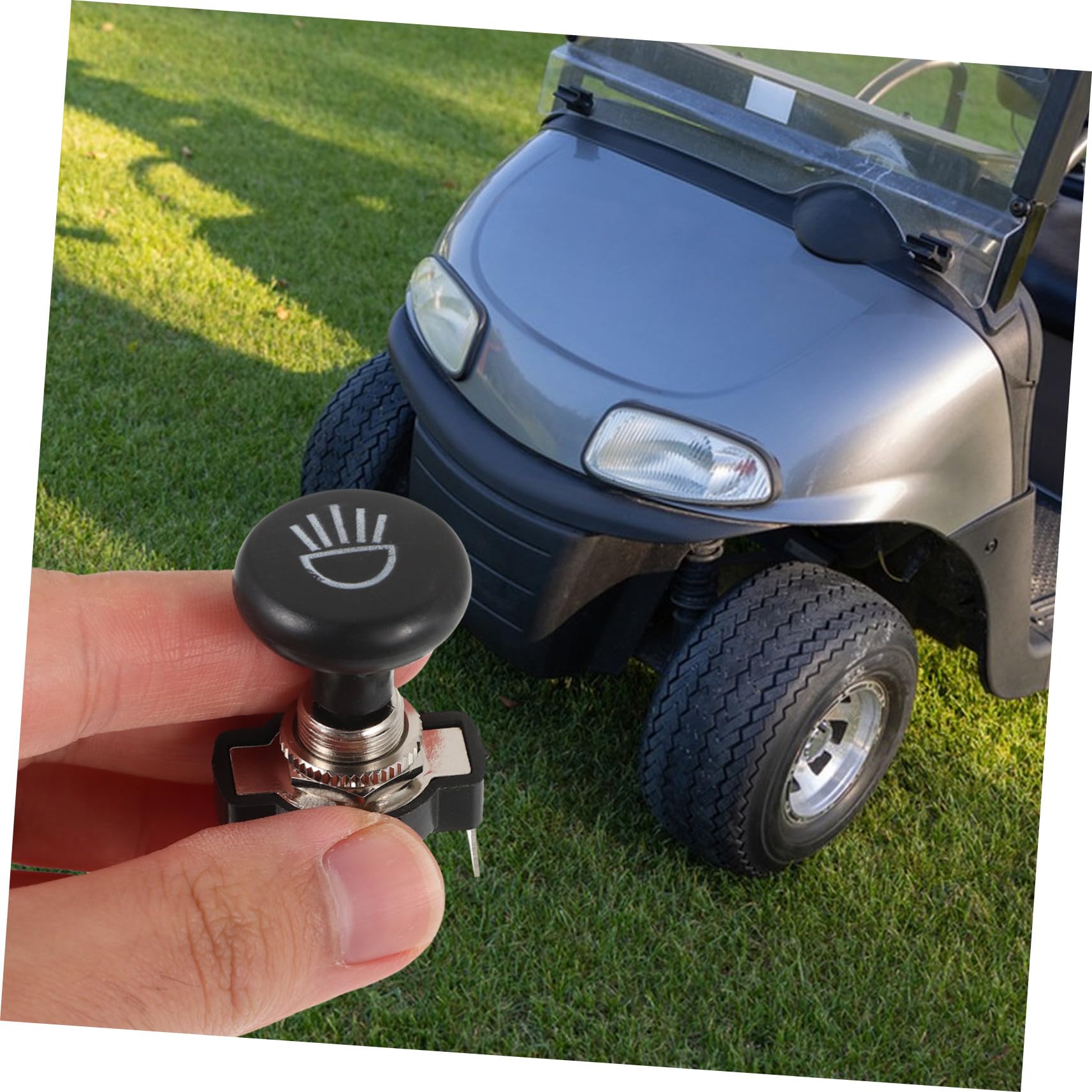 Golfcart Lichtschalter Zugknopf Hochpräzise Frontscheinwerfer Schalter Kompatibel mit Clubcar Ezgo Modelle Vielseitiger Ersatzteil