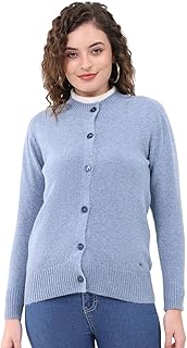 monte carlo Women Regular Fit Solid Pattern Round Neck Button Closure Full Sleeve Winter Cardigan|Cozy and Stylish Knitted Design | Sweater for Ladies | Cardigans Sweater for Women's (Pack of 1)-picture-31