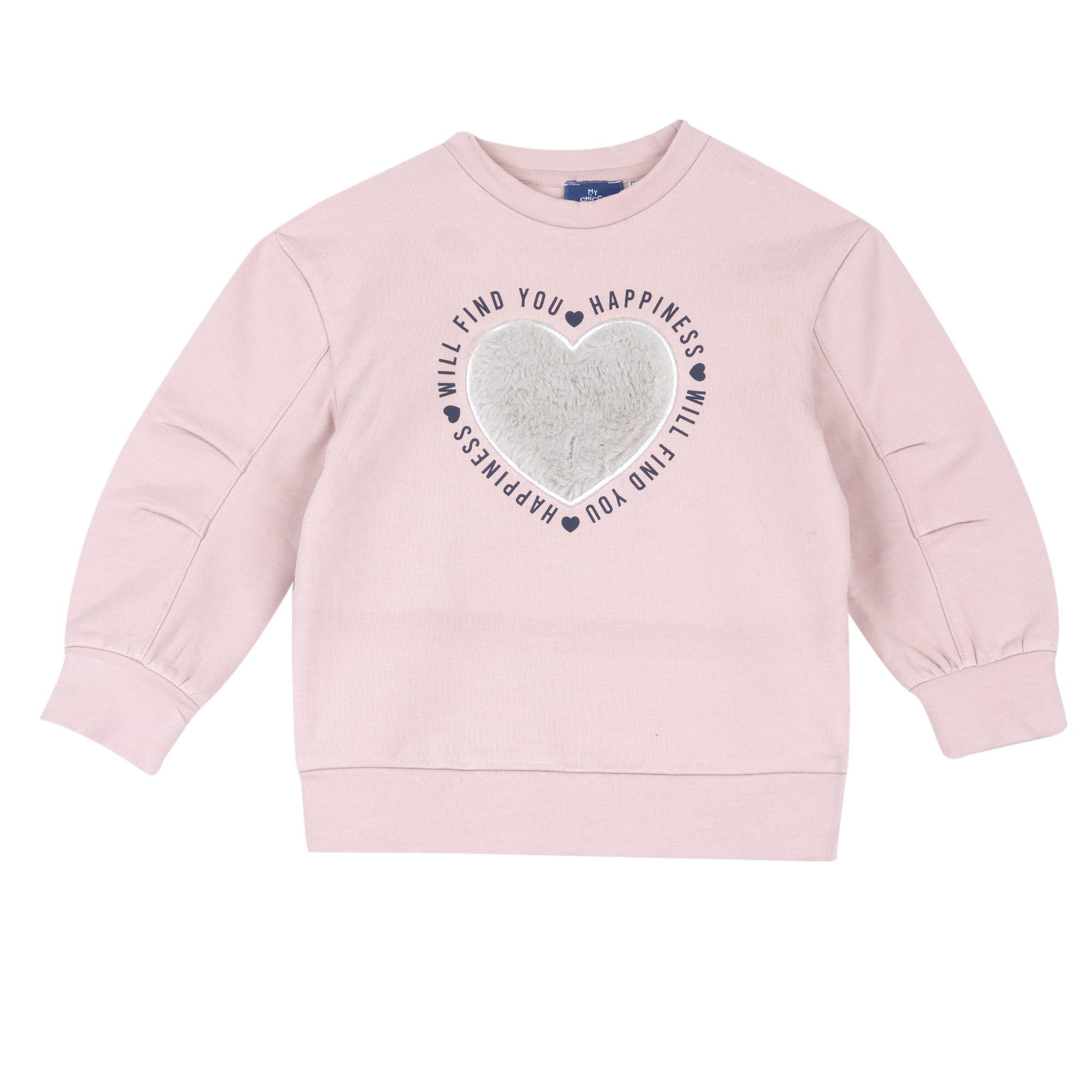 Chicco Completo Felpa E Pantaloni, Felpato Tuta Bambine e ragazze (Pacco da 1)