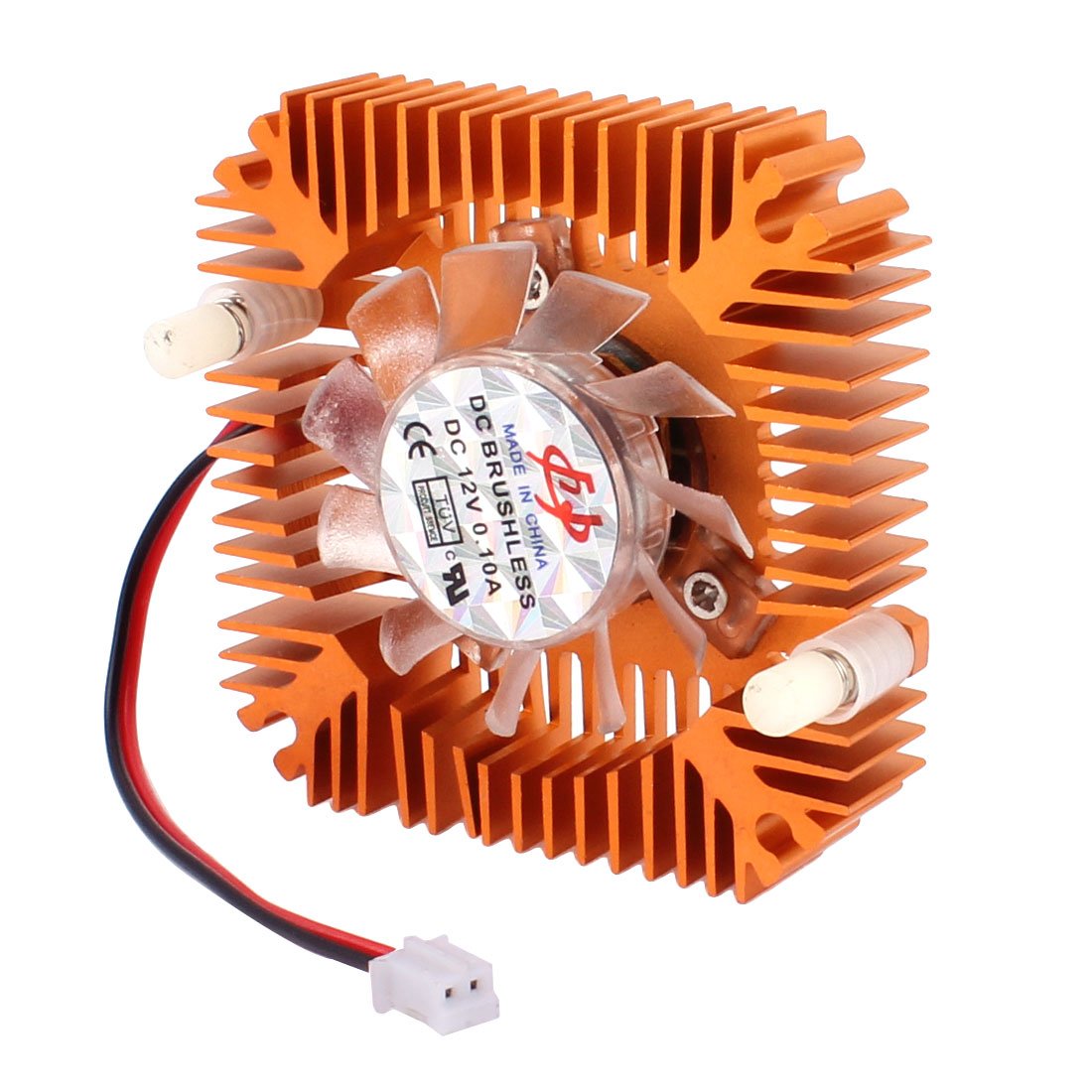 Ventola Di Raffreddamento CPU 12V 55mm 2 Pin Con Dissipatore In Alluminio &ndash; Per Computer