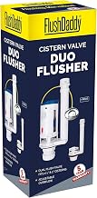 LavaTap FlushDaddy Dual Flush Valve 1.5in 2in, Toilet Cistern Push Button