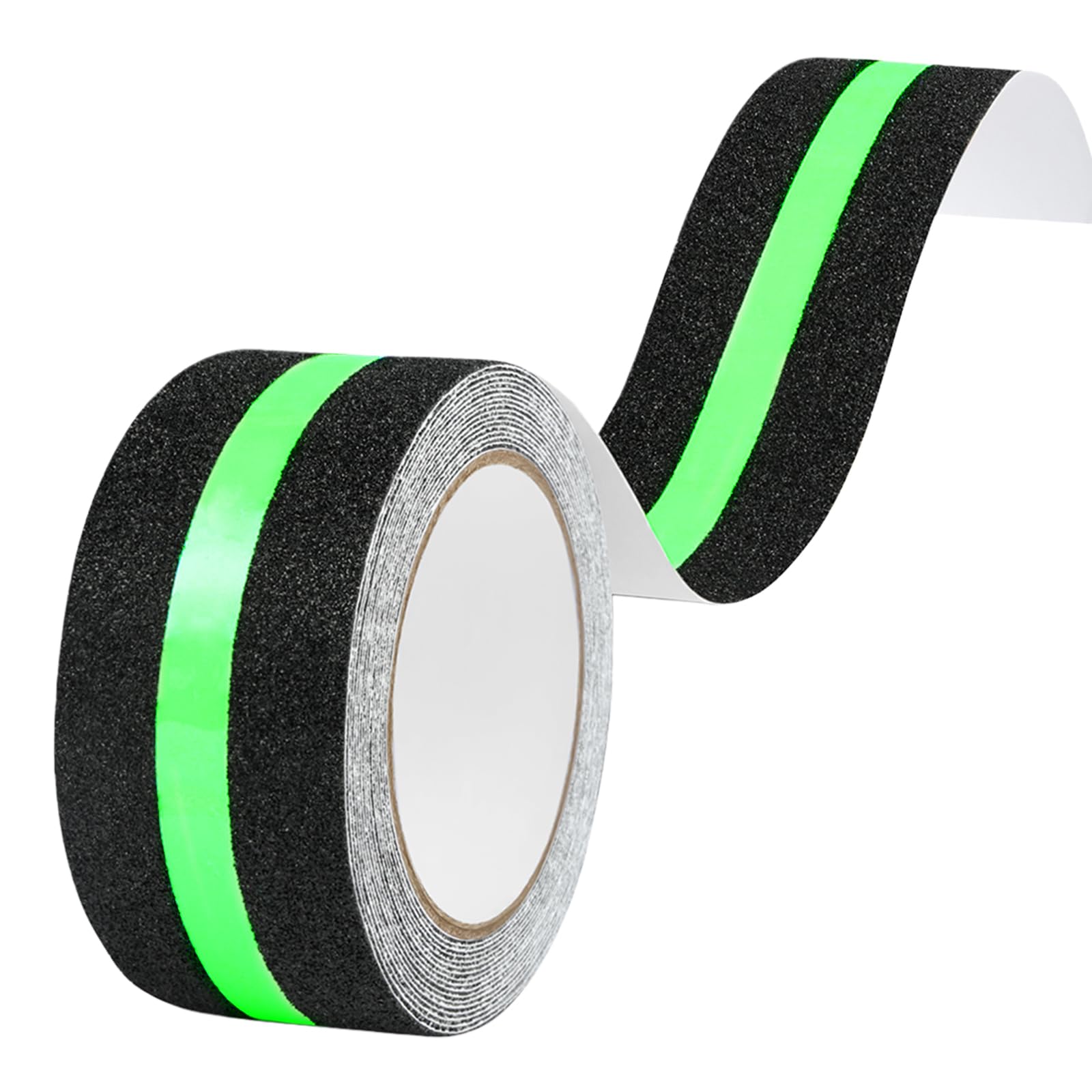 flintronic Anti Slip Tape Glow in Dark, 5CMx5M Luminous Non Skid Strip Tape Abrasive Adhesive, High Traction Grip Tape, Anti-slip Adhesive Tape for Outdoor/Indoor Stairs Floors Ramps