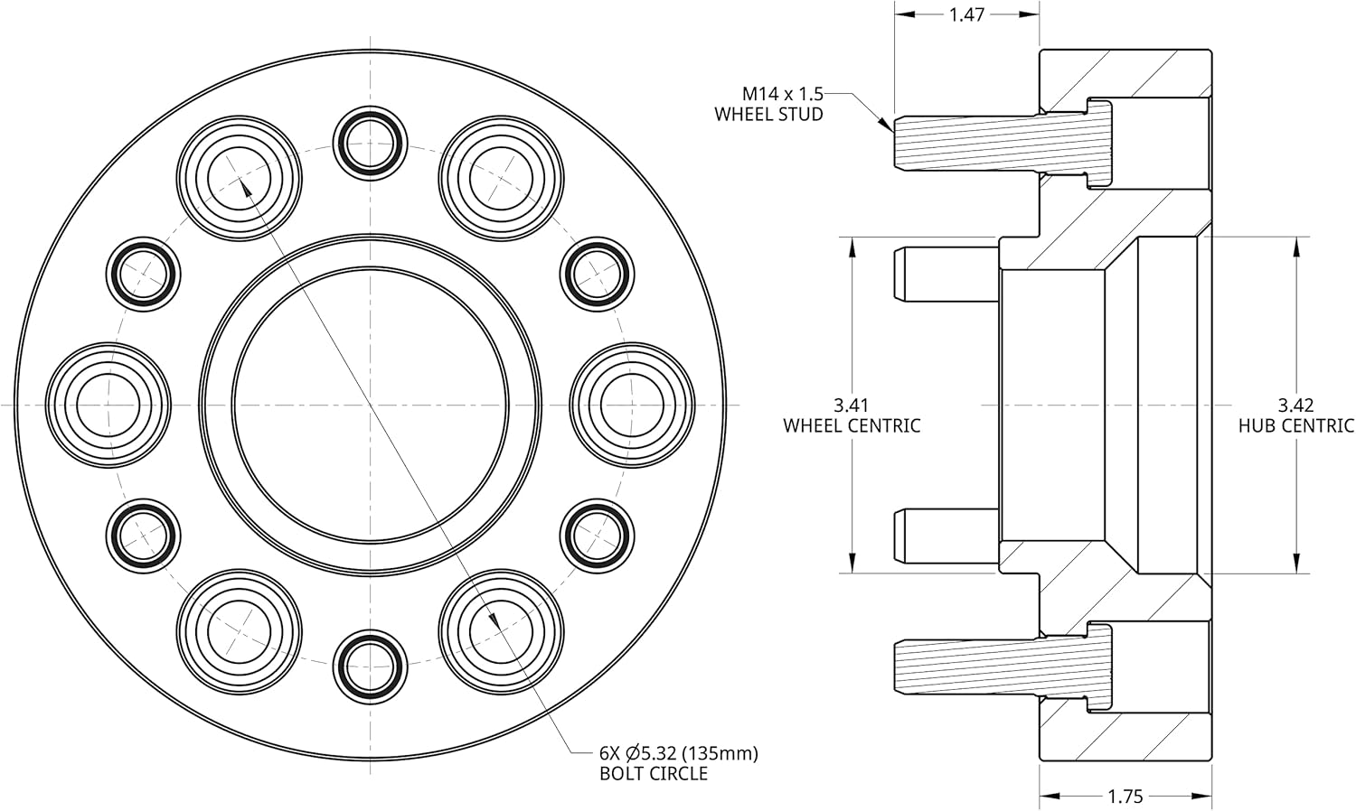 Spidertrax WHS028 Blue Wheel Spacer Kit
