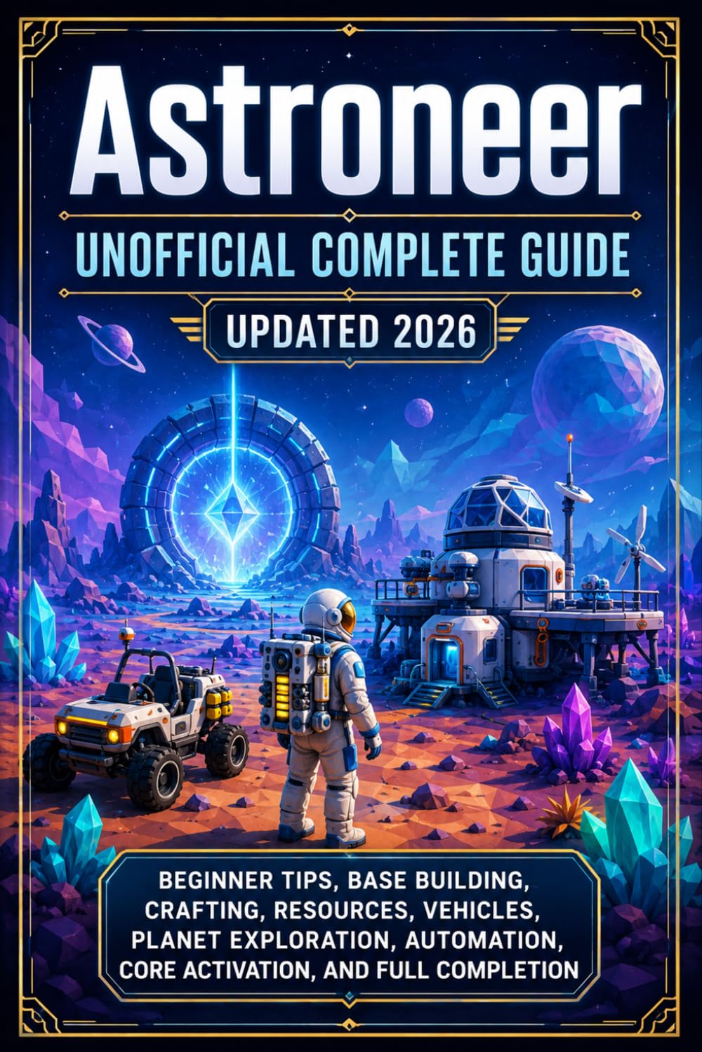 Astroneer Unofficial Complete Guide Updated 2026: Beginner Tips, Base Building, Crafting, Resources, Vehicles, Planet Exploration, Automation, Core Activation, and Full Completion