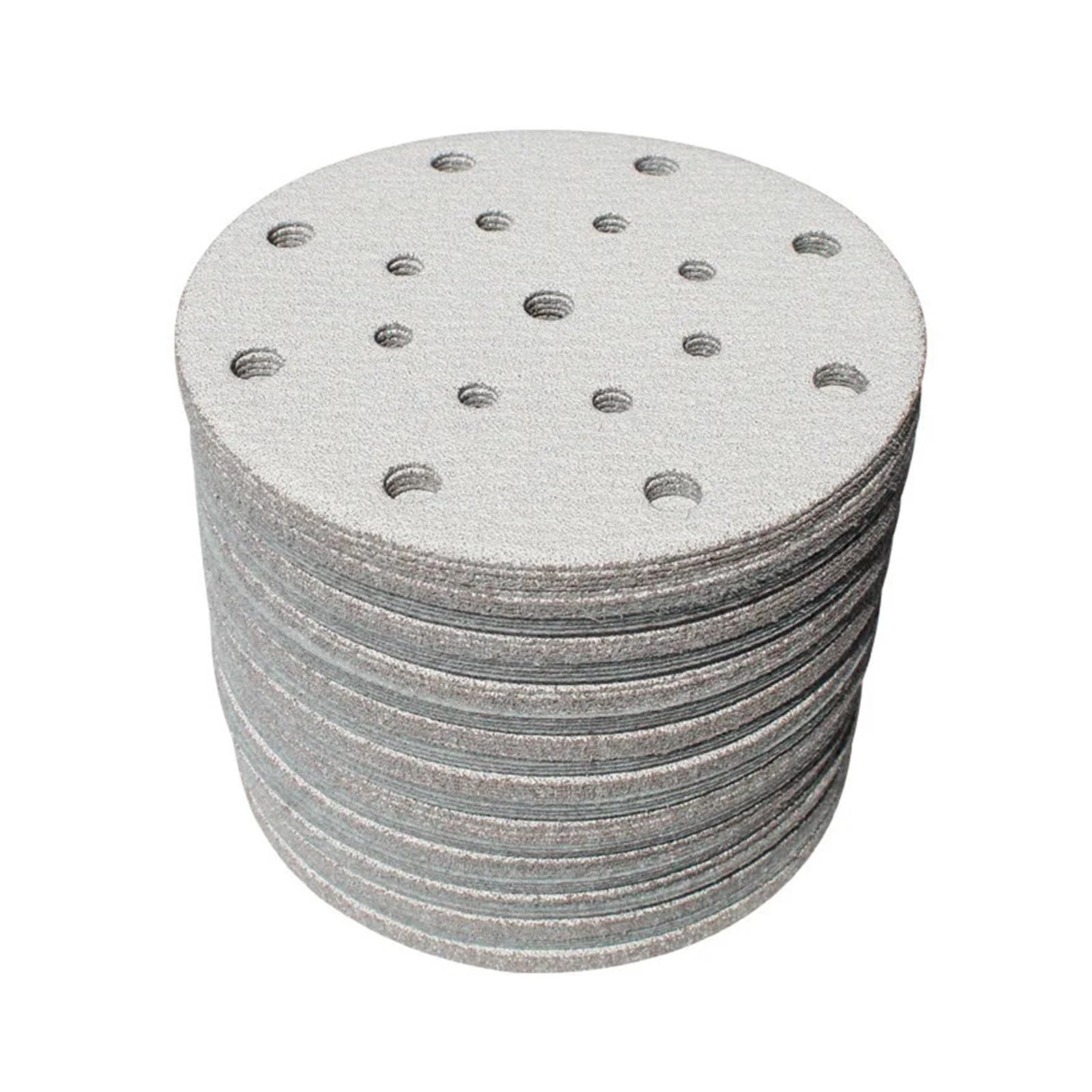 100 Stück 6 Zoll 150 mm 17 Loch 60–1000 Körnung Schleifscheiben. Hochwertiger, robuster Klettverschluss for Exzenterschleifer