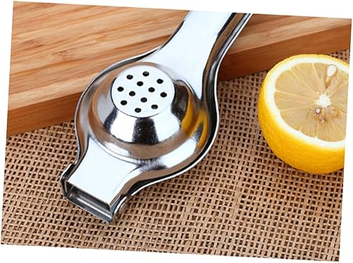 Miniatura 5 de Exprimidor manual de acero inoxidable con exprimidor manual de limón y naranja con cómodo exprimidor de cítricos de mano para lima, kiwi y más,