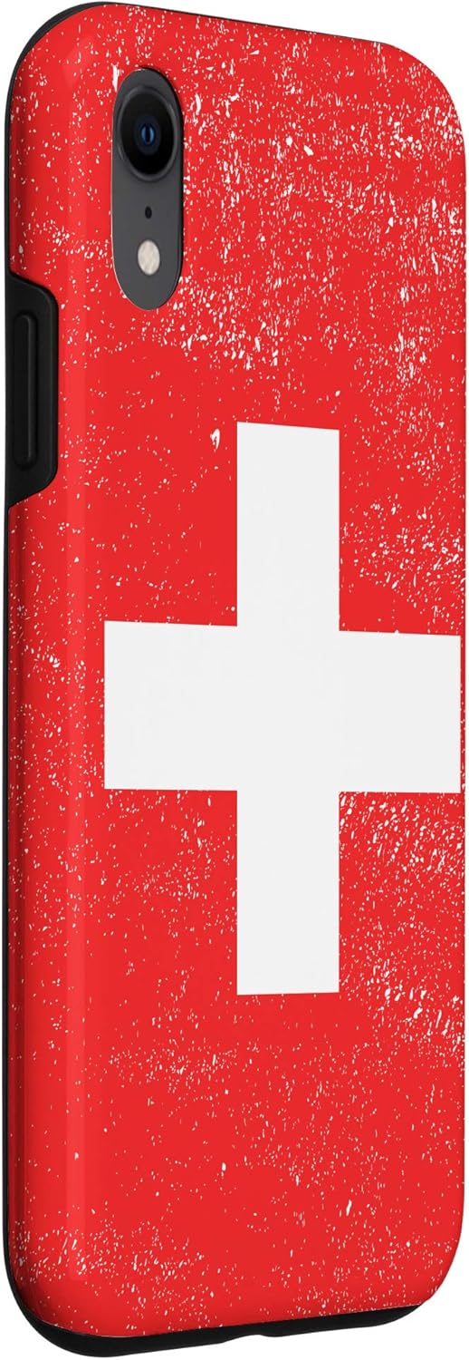iPhone XR Switzerland Flag Swiss Pride Travel Gift Case