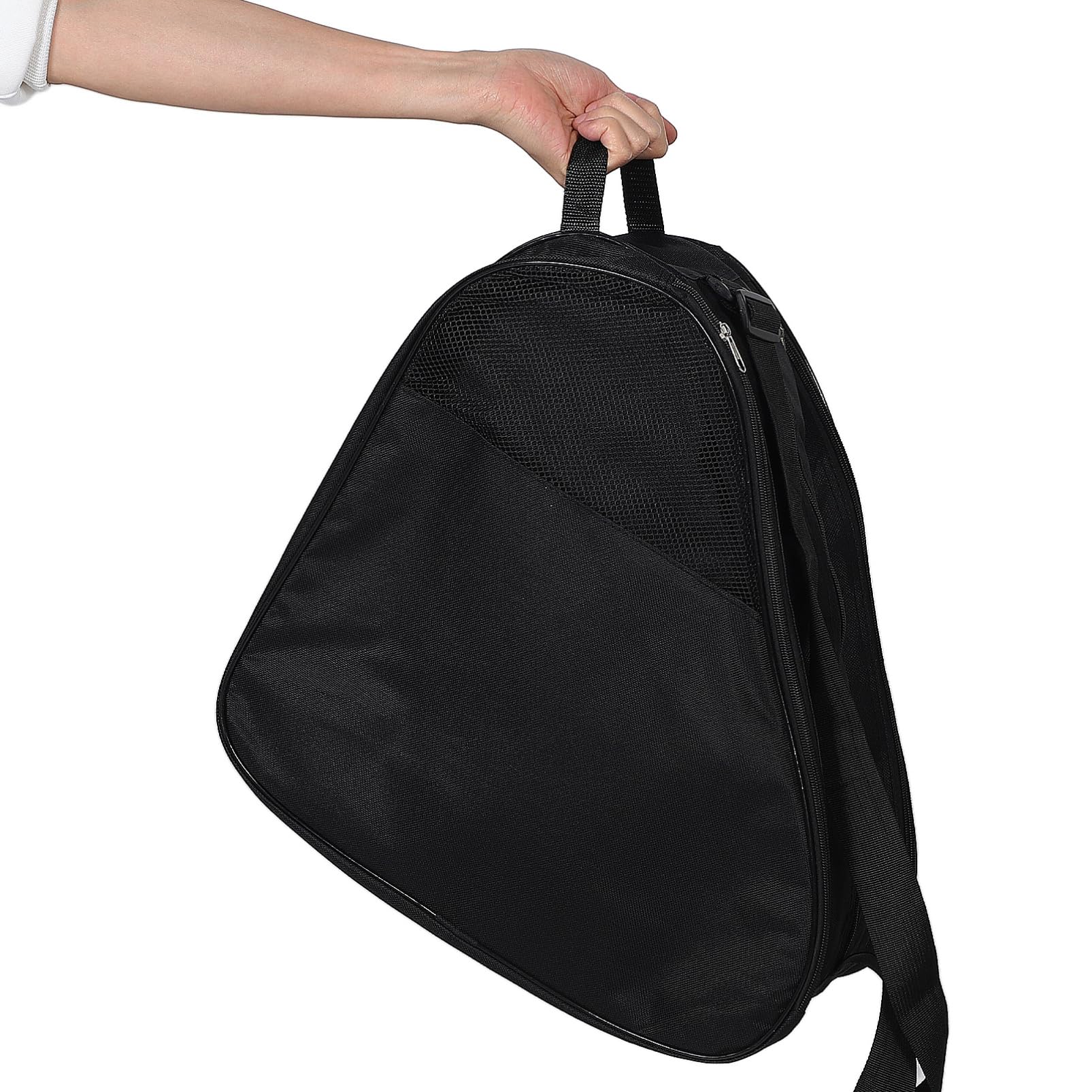 TOYANDONA Borsa Per Pattini Borsa Per Scarpe Custodia Per Pattini Borsa A Tracolla Organizer Per Pattini Borsa Per Scarpe Tessuto Oxford Nero