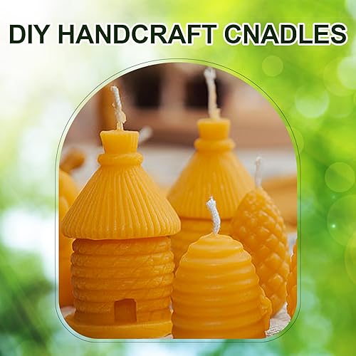 Miniatura 6 de Pellets de cera de abejas amarillas de 2 libras  Cera de abeja para hacer velas, 100 % orgánica para la piel, cera de abeja, cera de abejas a granel