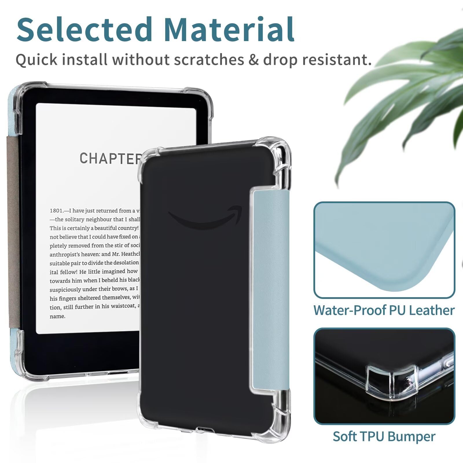 Copertina Antiurto Kindle Per KPW 5/4/3/2/1 Custodia Trasparente Per