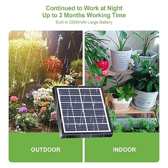 Lewisia Solar Automatic Drip Irrigation Kit with Automatic Watering System